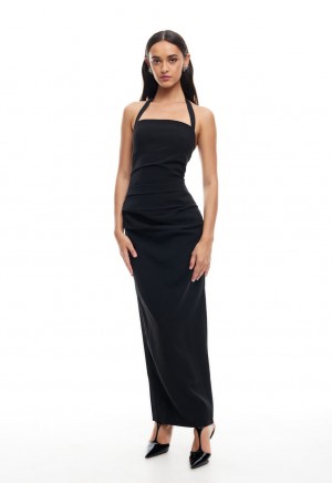 Black Lioness 1999 Maxi Dress | India-TZLOD5473