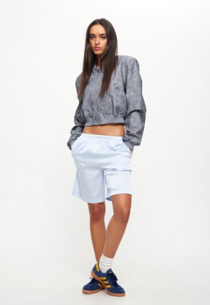 Light Blue Lioness Island Culottes Shorts | India-VGJYF0386