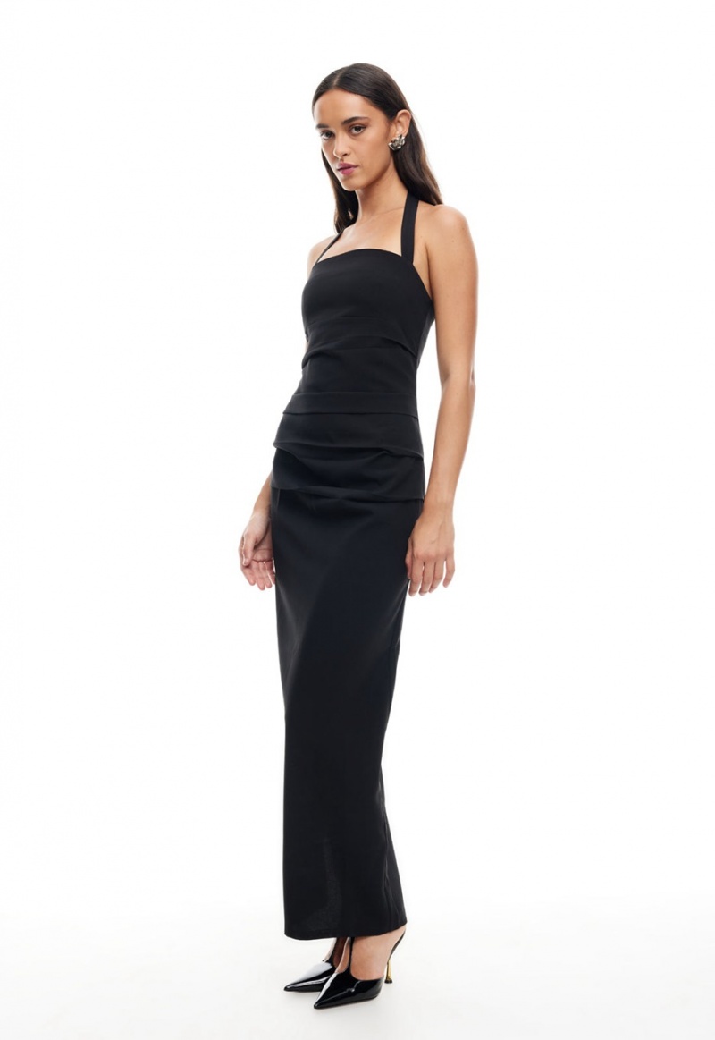 Black Lioness 1999 Maxi Dress | India-TZLOD5473