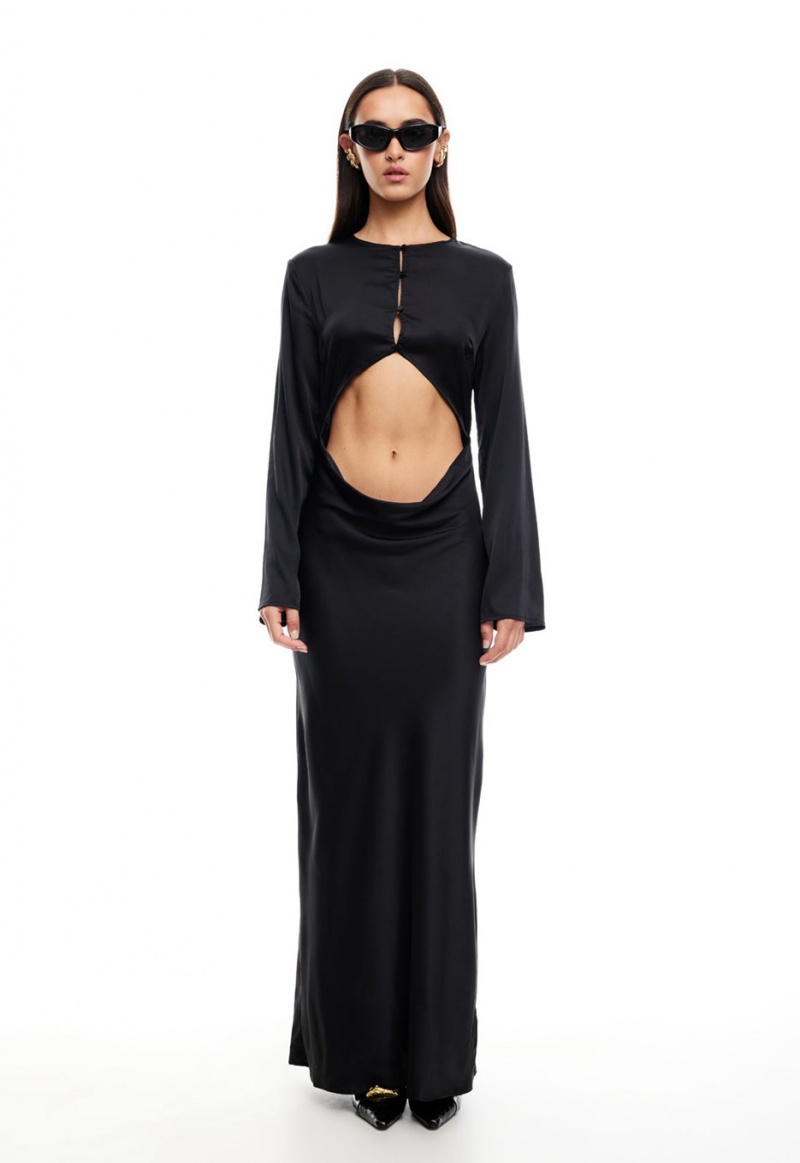 Black Lioness Amelie Maxi Dress | India-FEBQU5671