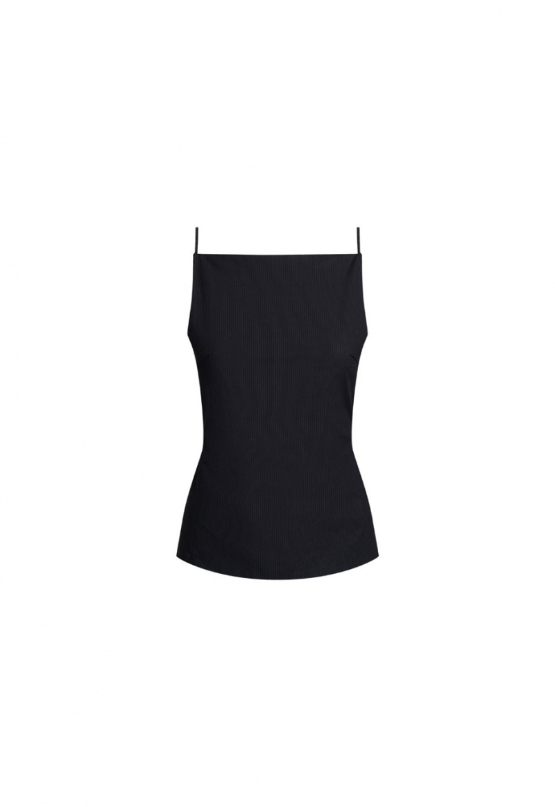 Black Lioness Camille Backless Top | India-PIODK8791