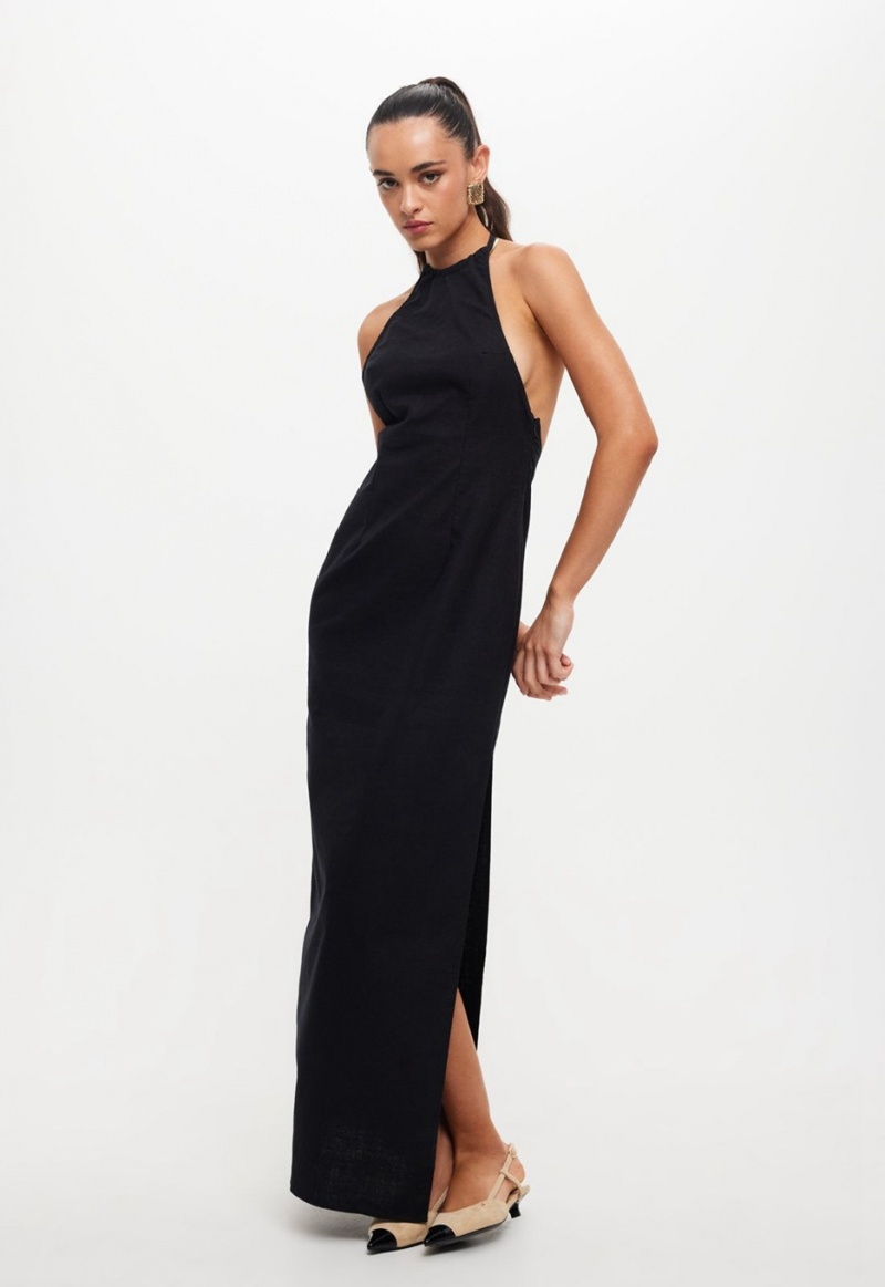 Black Lioness Idyllic Maxi Dress | India-HLZDJ4618