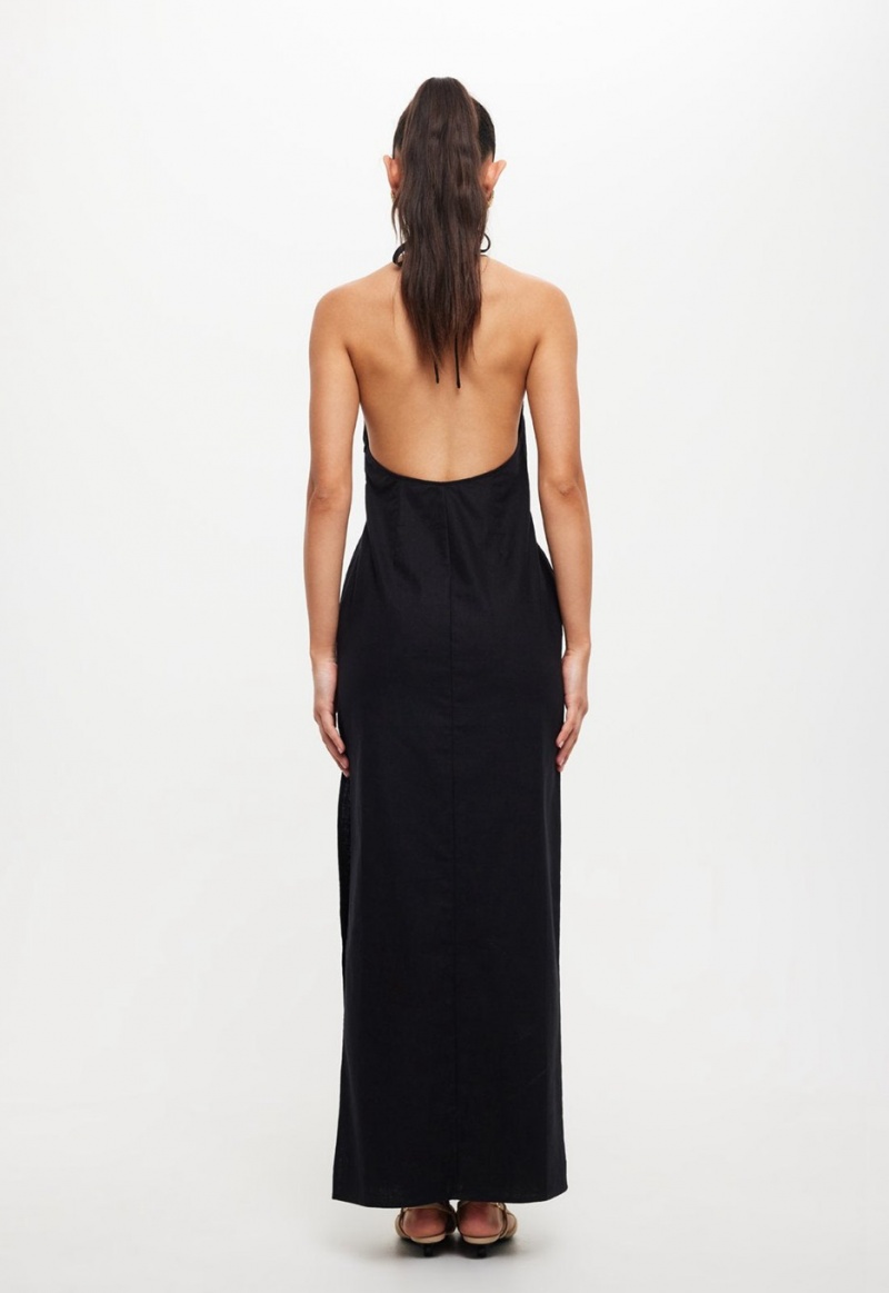 Black Lioness Idyllic Maxi Dress | India-HLZDJ4618