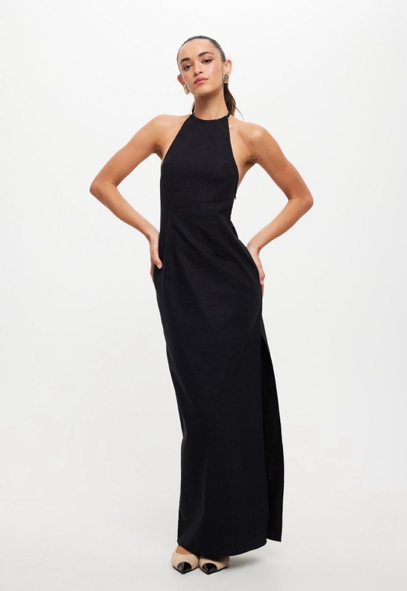 Black Lioness Idyllic Maxi Dress | India-HLZDJ4618