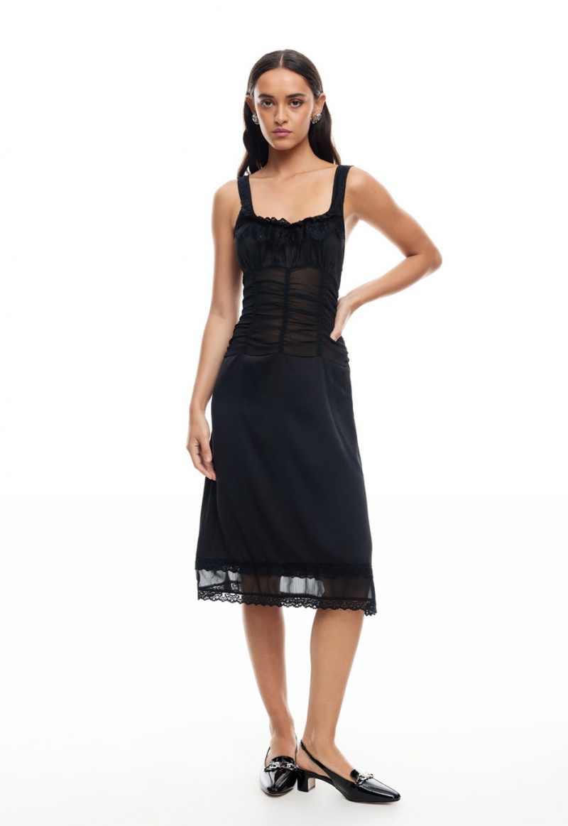 Black Lioness Kendall Midi Dress | India-QISKW6719