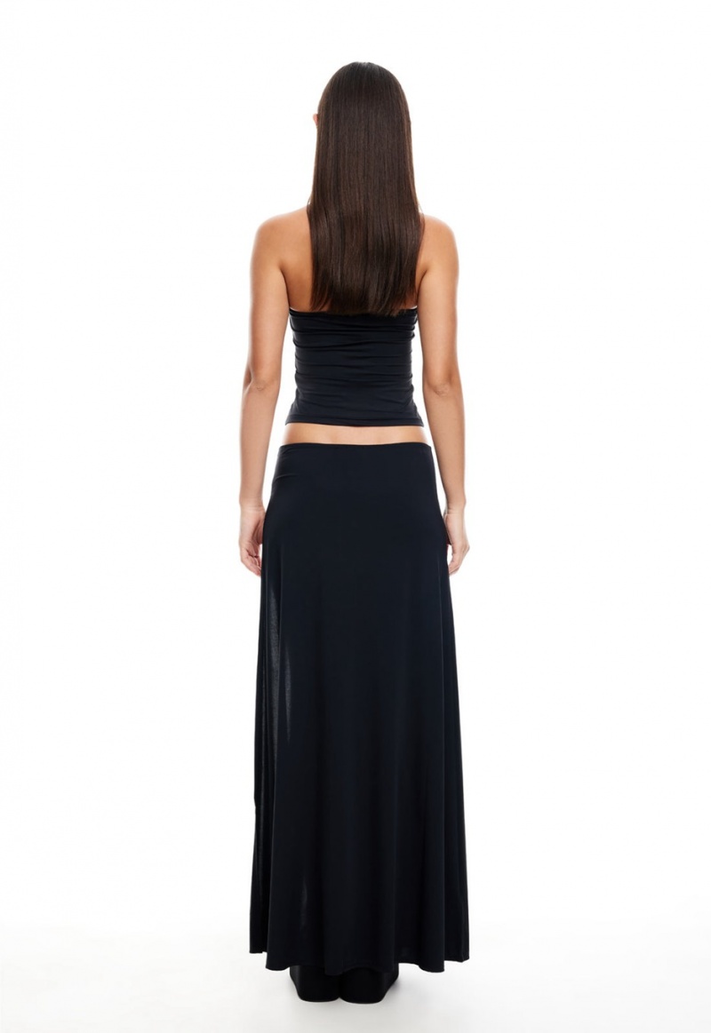 Black Lioness Merci Maxi Skirt | India-CWVML5984