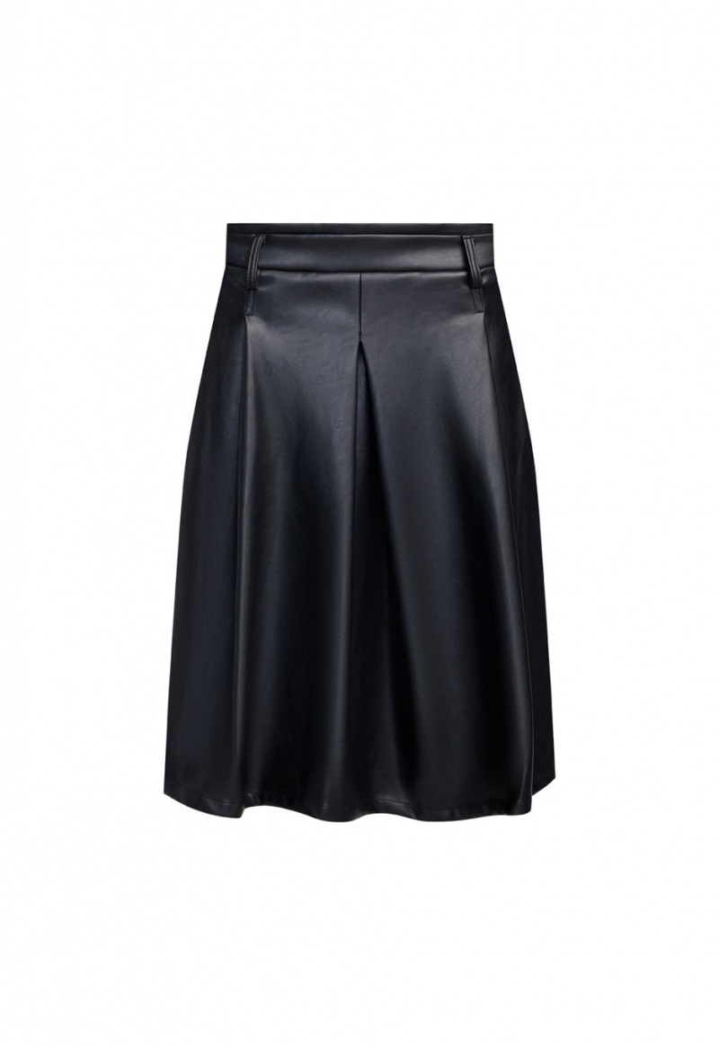 Black Lioness Wild West Midi Skirt | India-EQKSU9501