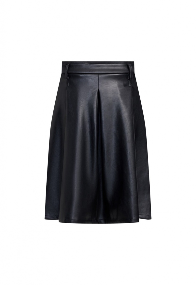 Black Lioness Wild West Midi Skirt | India-EQKSU9501