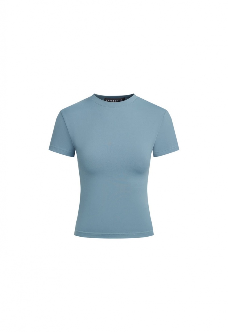 Blue Lioness Essential T-Shirt | India-XMLBR3289