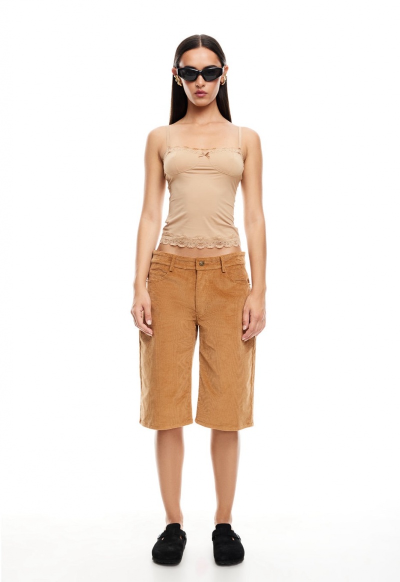 Brown Lioness Model Cami Top | India-CWPEV6985