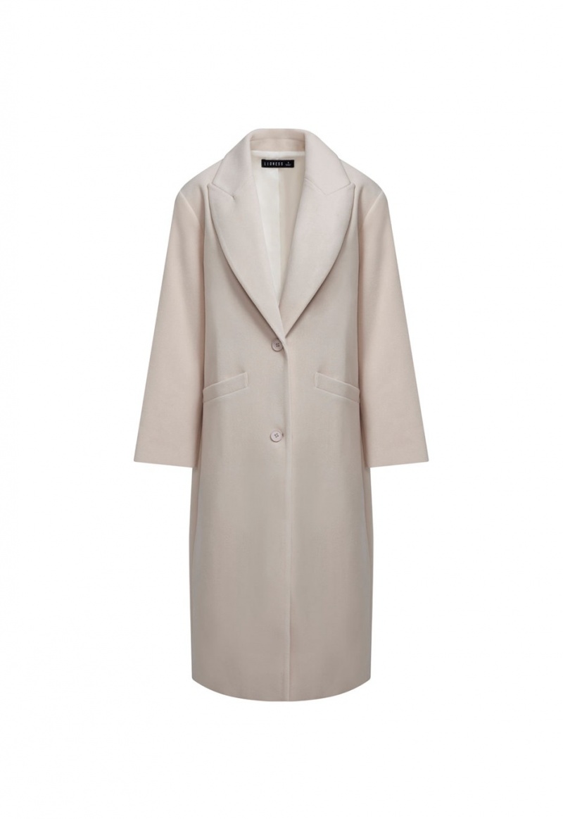 Cream Lioness Olsen Coat | India-ZVTLH6750