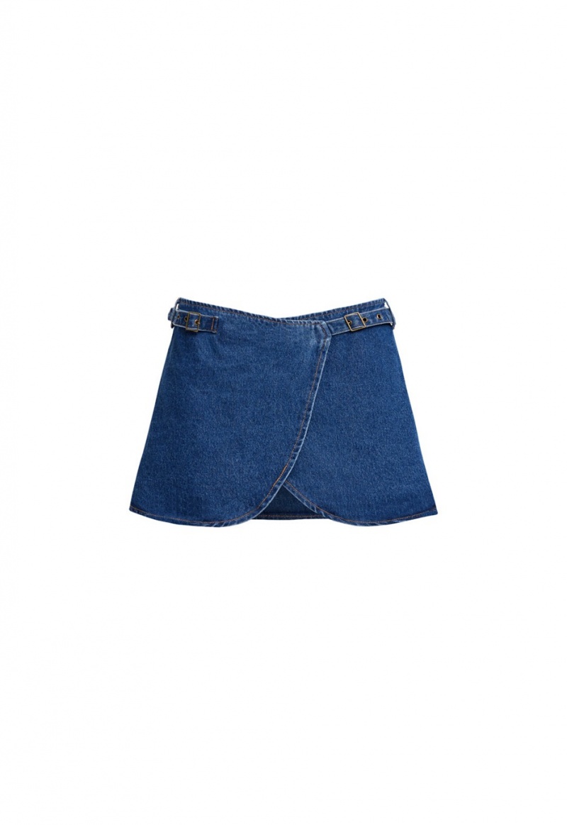 Dark Blue Lioness Anja Mini Skirt | India-KHLQU4158