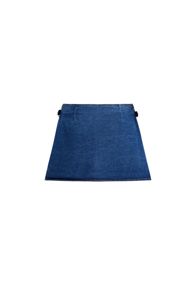 Dark Blue Lioness Anja Mini Skirt | India-KHLQU4158