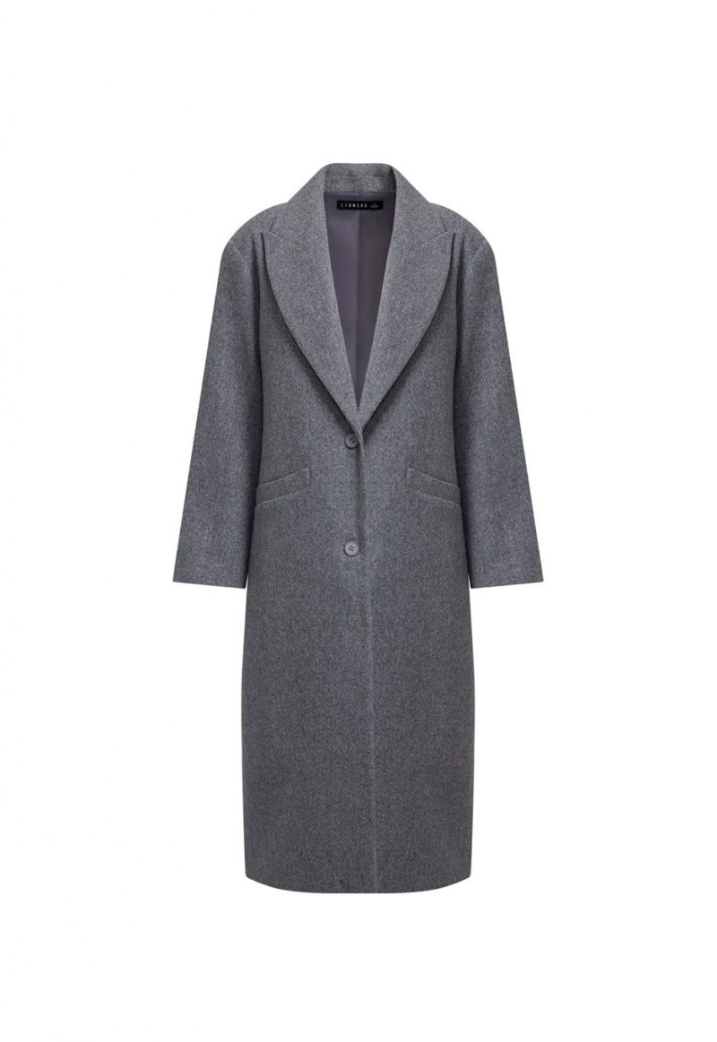 Grey Lioness Olsen Coat | India-SKFLR2436