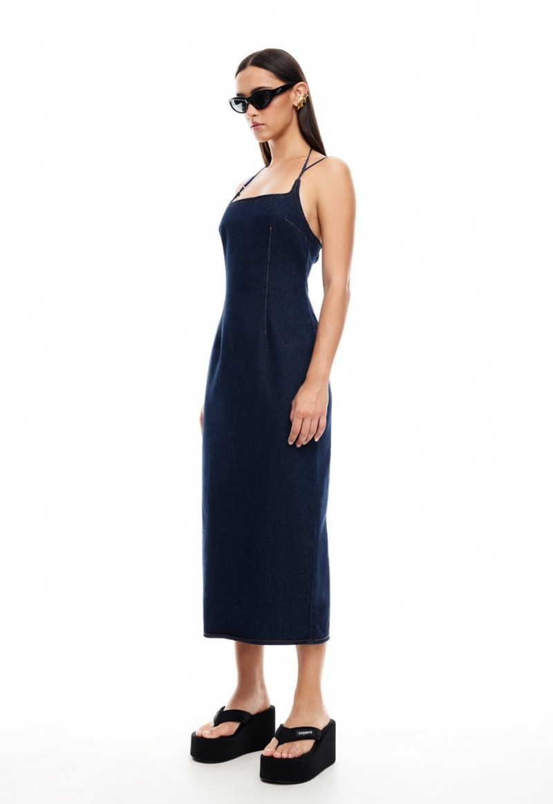 Indigo Lioness Birkin Midi Dress | India-WZUIC0296