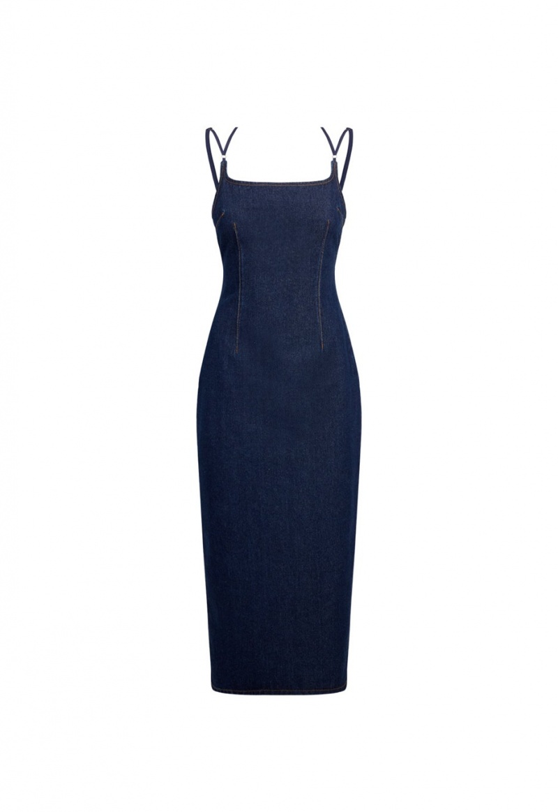 Indigo Lioness Birkin Midi Dress | India-WZUIC0296