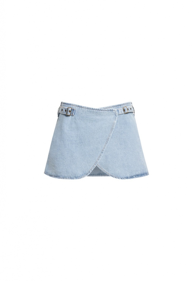 Light Blue Lioness Anja Mini Skirt | India-GXRSE6591