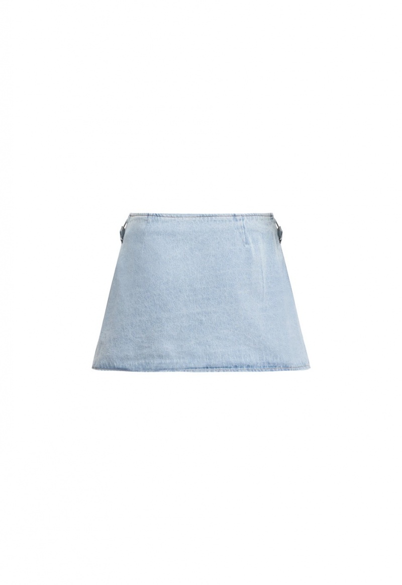 Light Blue Lioness Anja Mini Skirt | India-GXRSE6591