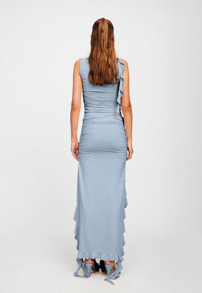 Light Blue Lioness Rendezvous Skirt | India-RXSLV8209