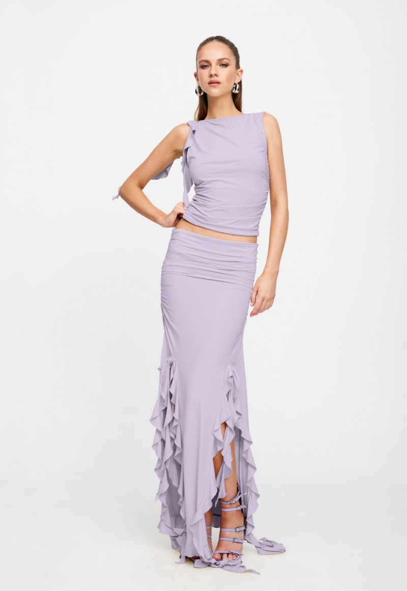 Light Purple Lioness Rendezvous Skirt | India-PARUX9374