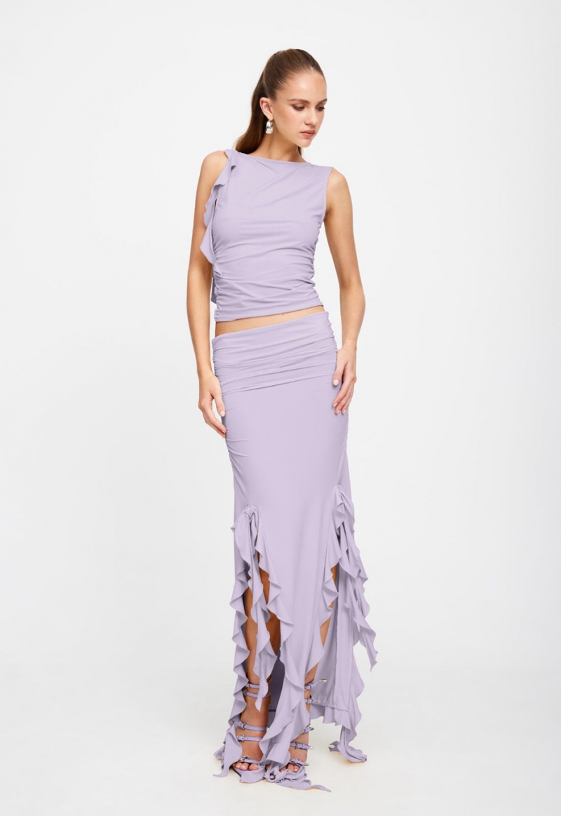 Light Purple Lioness Rendezvous Skirt | India-PARUX9374