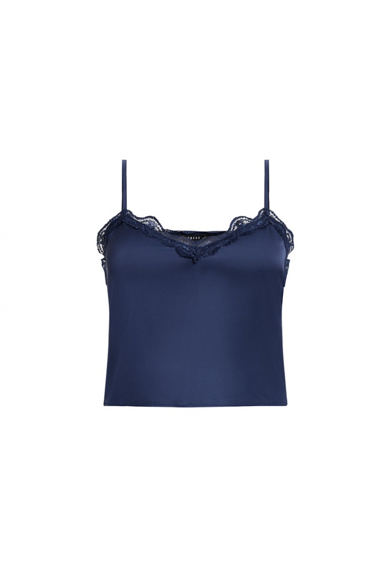 Navy Lioness All Romance Cami Top | India-DJARG2618