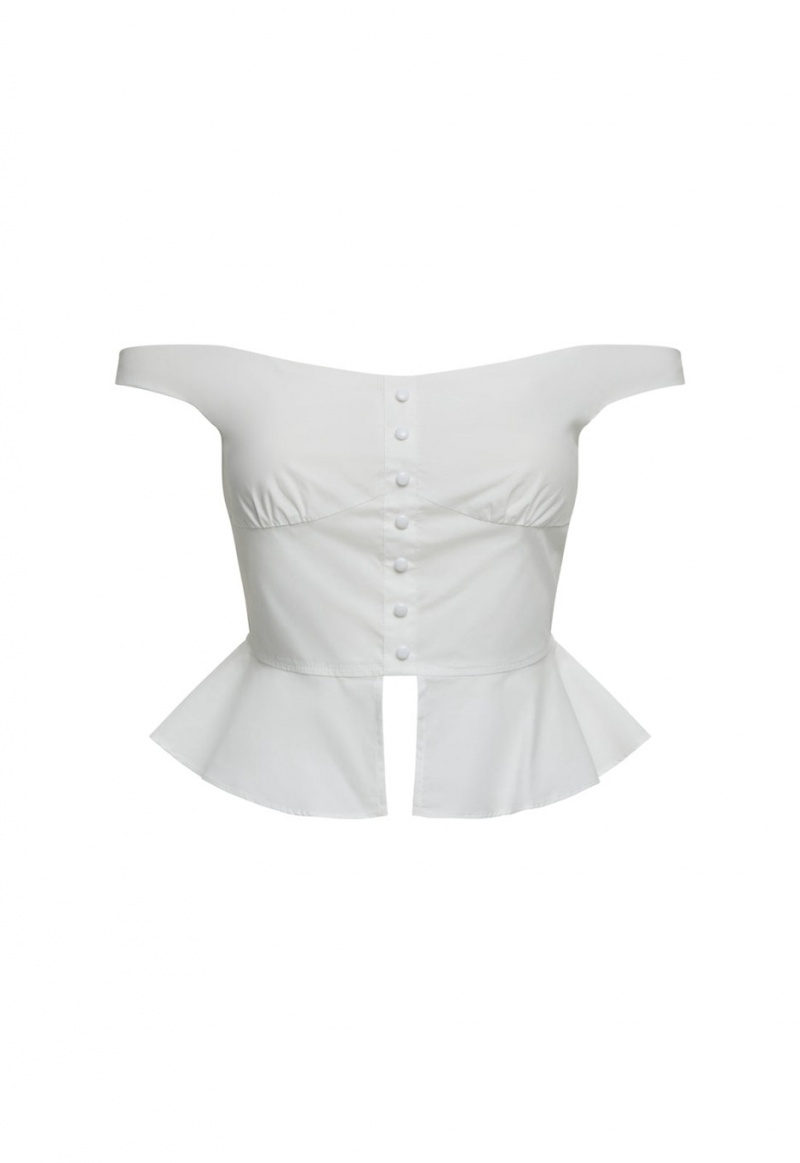 White Lioness Femme Fatale Top | India-PTBEW8479