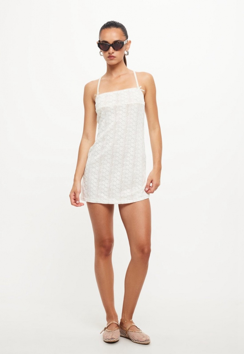 White Lioness Intuition Mini Dress | India-JTLMD0632