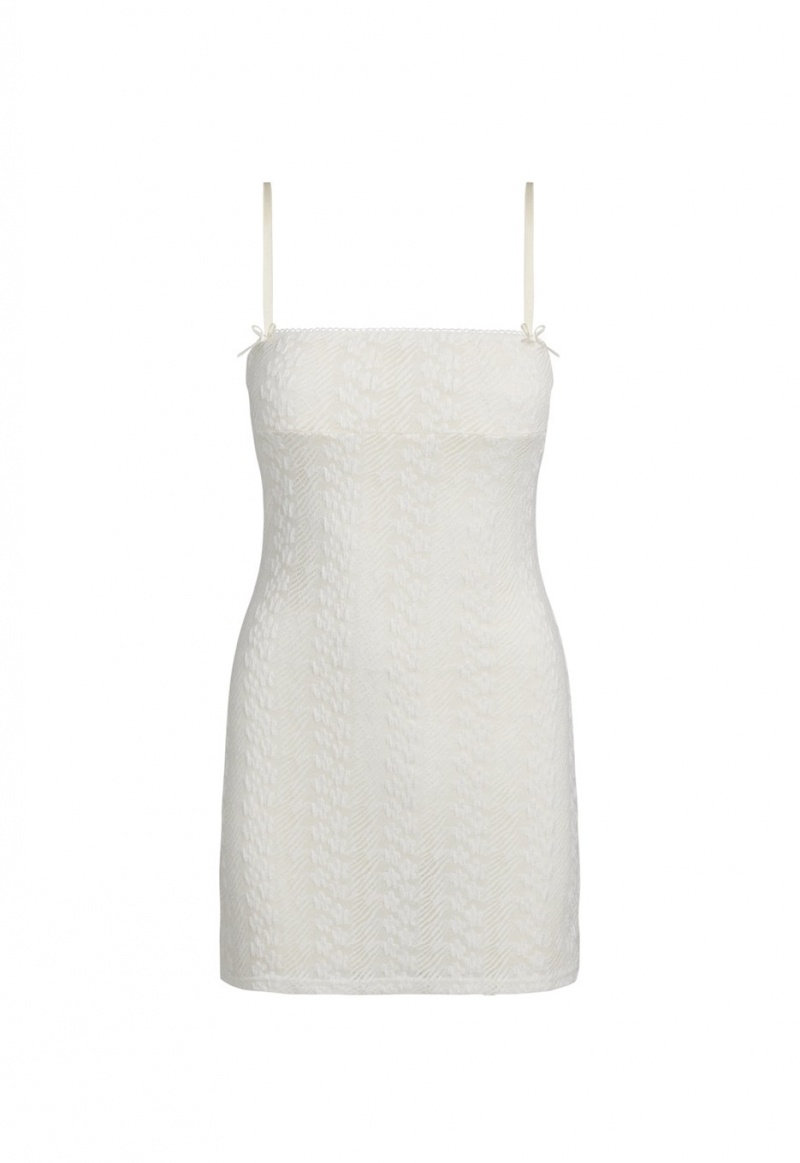 White Lioness Intuition Mini Dress | India-JTLMD0632