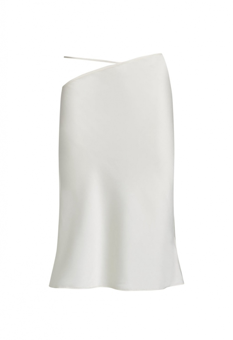 White Lioness Nineties Midi Skirt | India-QEZOP4815