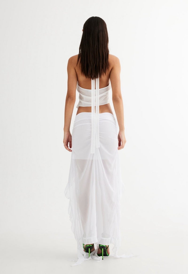 White Lioness Rendezvous Skirt | India-ZFXNB7152