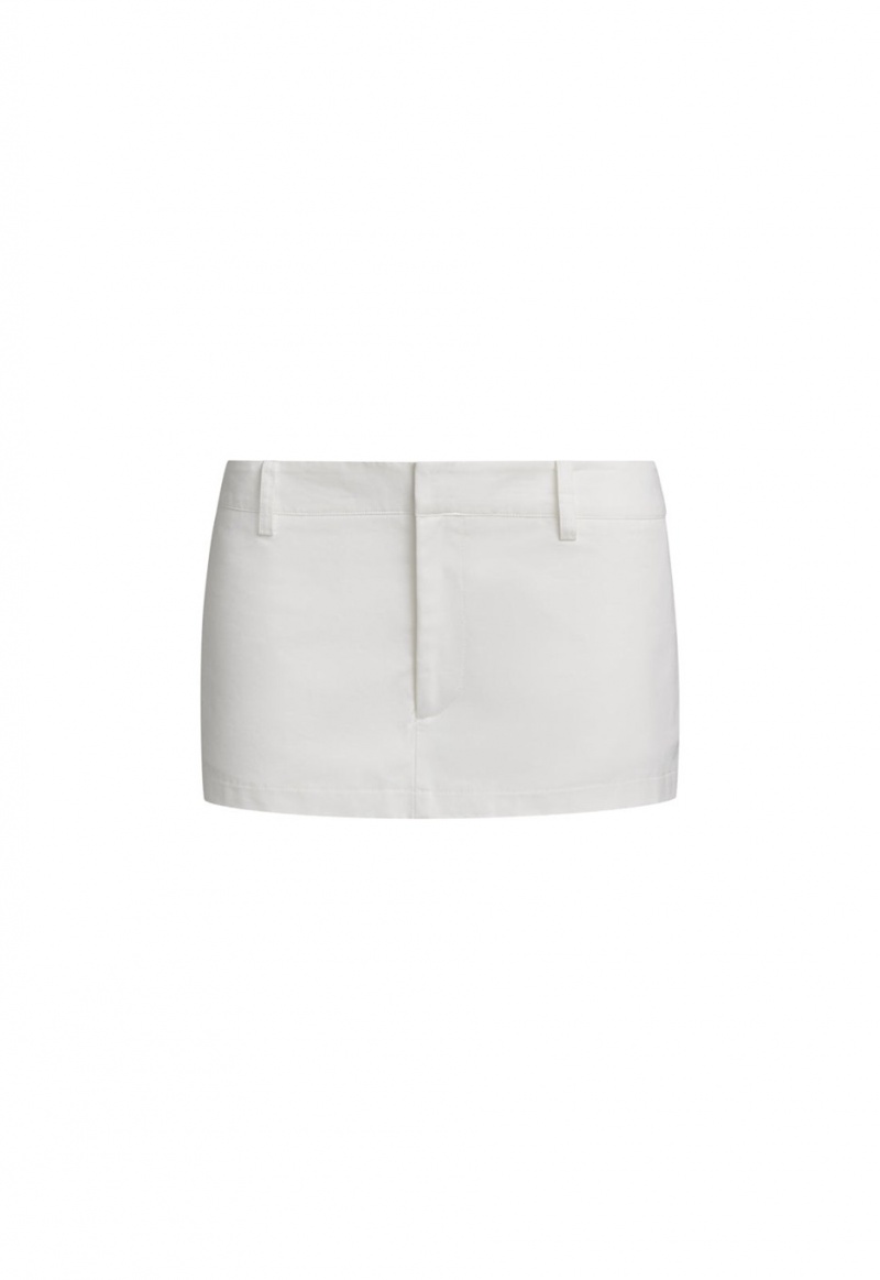 White Lioness Rhode Mini Skirt | India-YSIPF2783