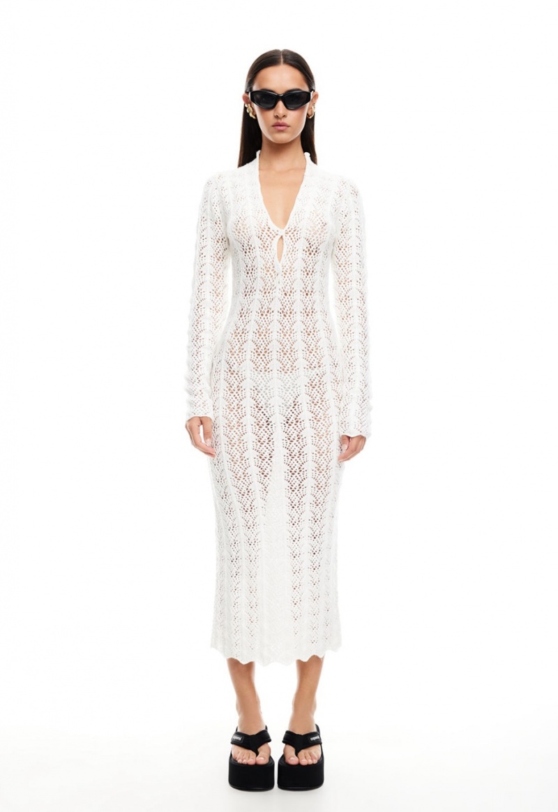 White Lioness Soirée Maxi Dress | India-WLZJT3291