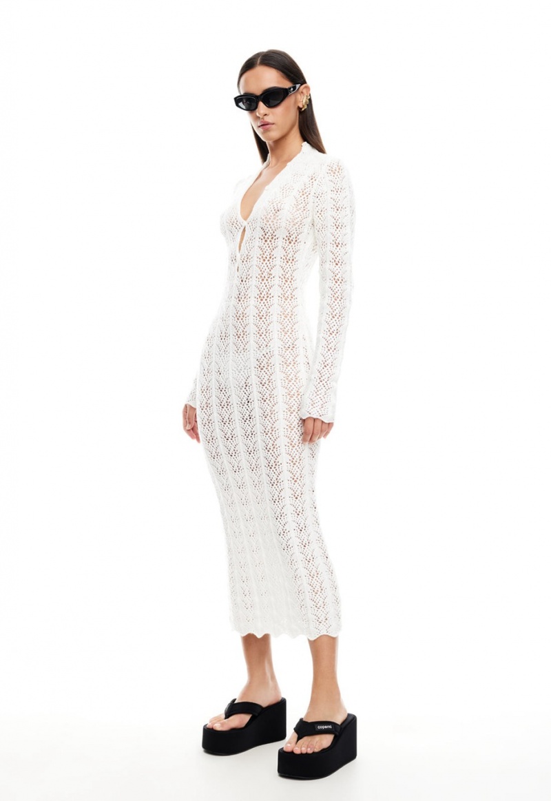 White Lioness Soirée Maxi Dress | India-WLZJT3291