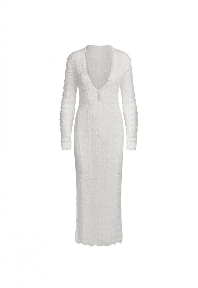 White Lioness Soirée Maxi Dress | India-WLZJT3291