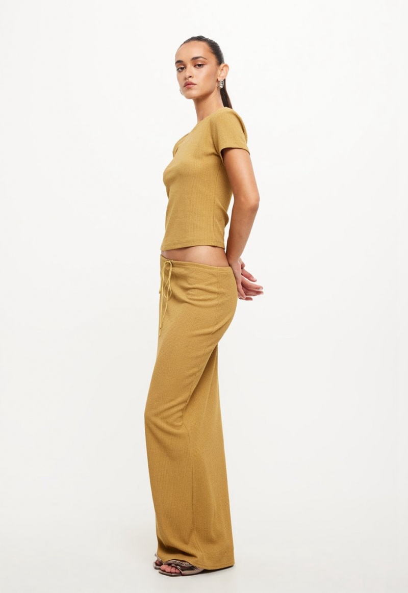 Yellow Lioness Nostalgic Maxi Skirt | India-SKRTW5846